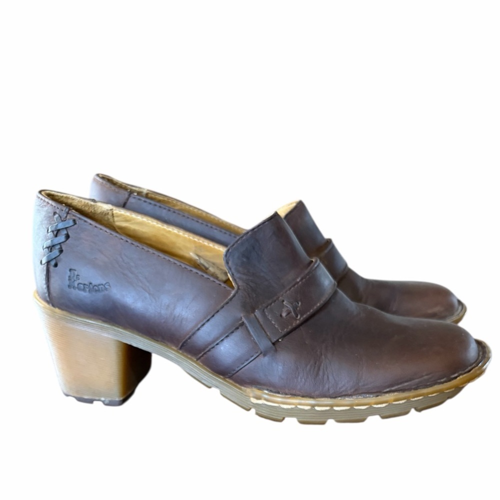 Dr. Marten LITE Brown Leather Chunky Platform Shoe
